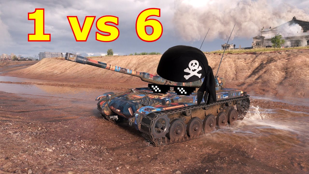 World of Tanks AMX ELC bis - Guerrilla Tactics – 1 vs 6.