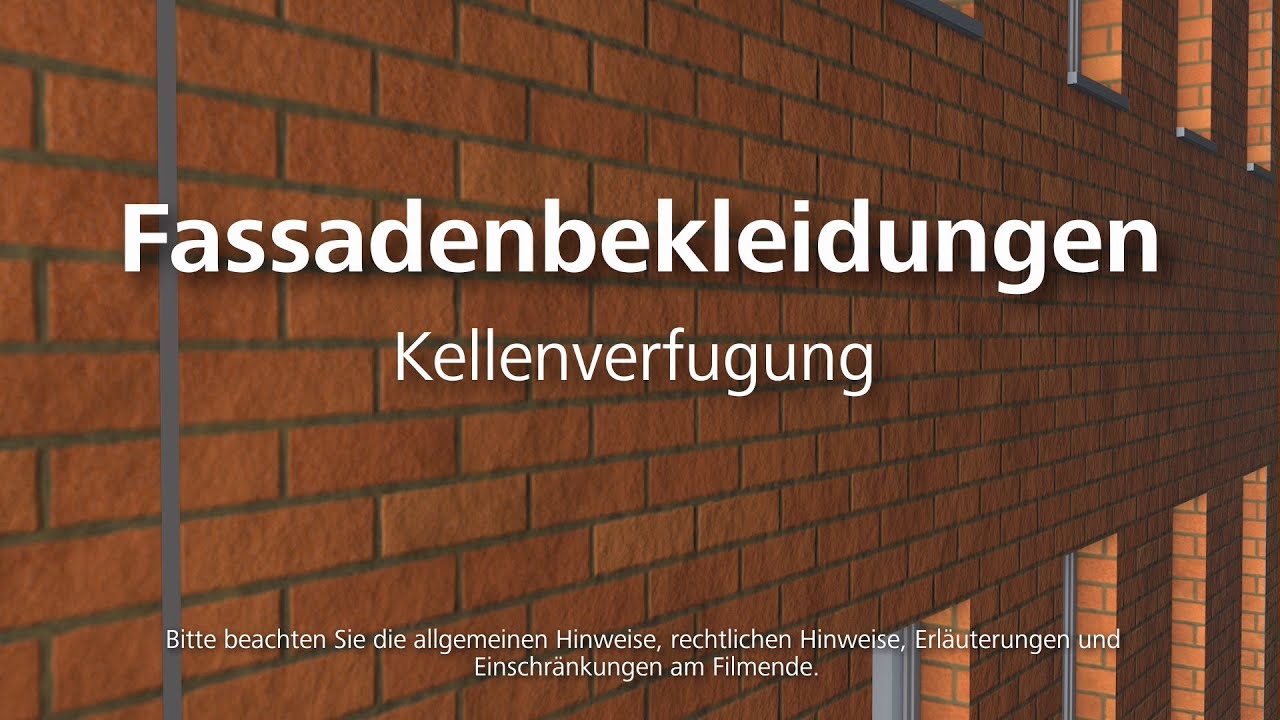 Fassadenbekleidungen – Kellenverfugung