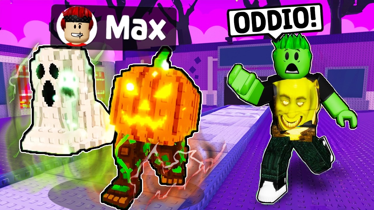 MI SONO FINTO UN BRAINROT DI HALLOWEEN RARISSIMO E HO TROLLATO GIGINO su ROBLOX STEAL A BRIANROT!