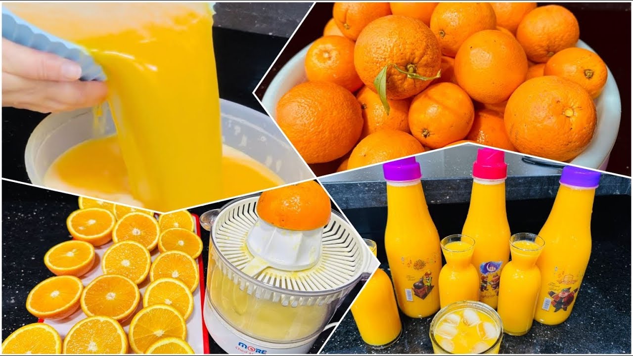 تفريزات رمضان 2026 🌙 طريقة عمل عصير البرتقال بالجزر المنعش 🍹 سر اللون والقوام المظبوط زي المحلات!