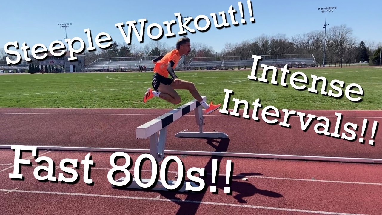 3000m Steeplechase Interval Workout (800m repeats)