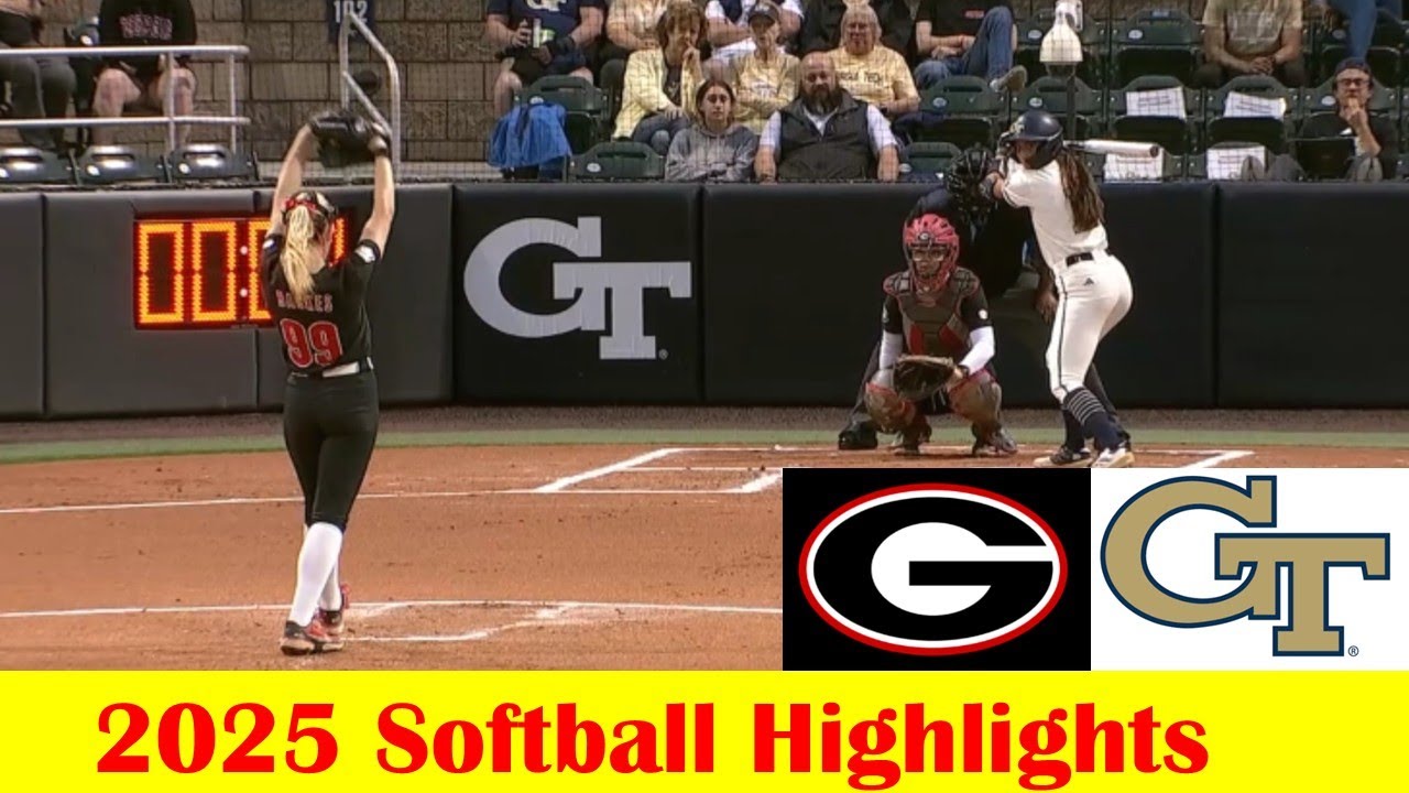 #24 Georgia vs Georgia Tech Softball Game Highlights 4 22 2025