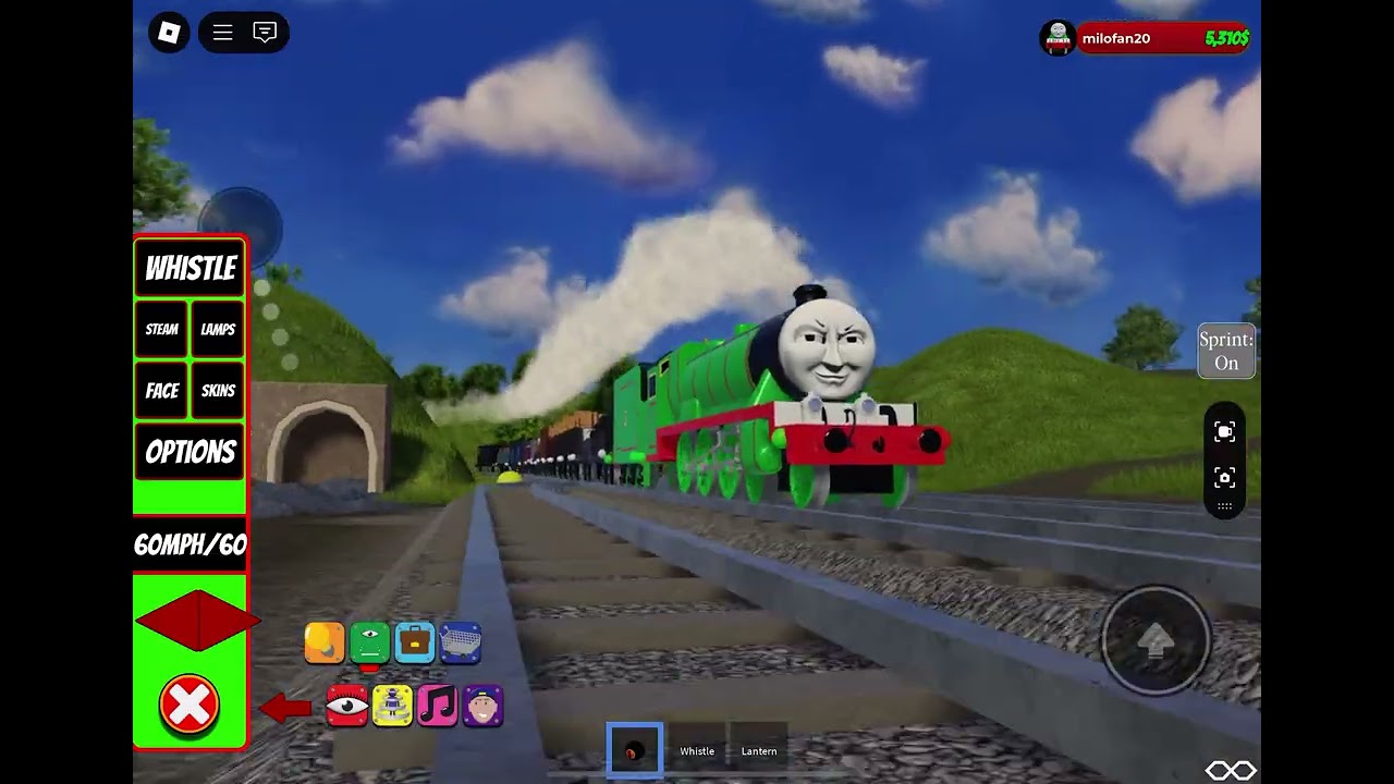 Me Driving Henry in Sodor/Loco’s Online 