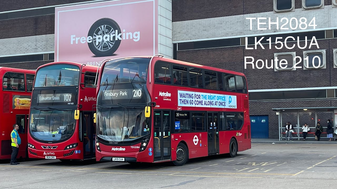 Thrash+ Maxed out | TEH2084 LK15CUA Metroline Travel | Journey on 210