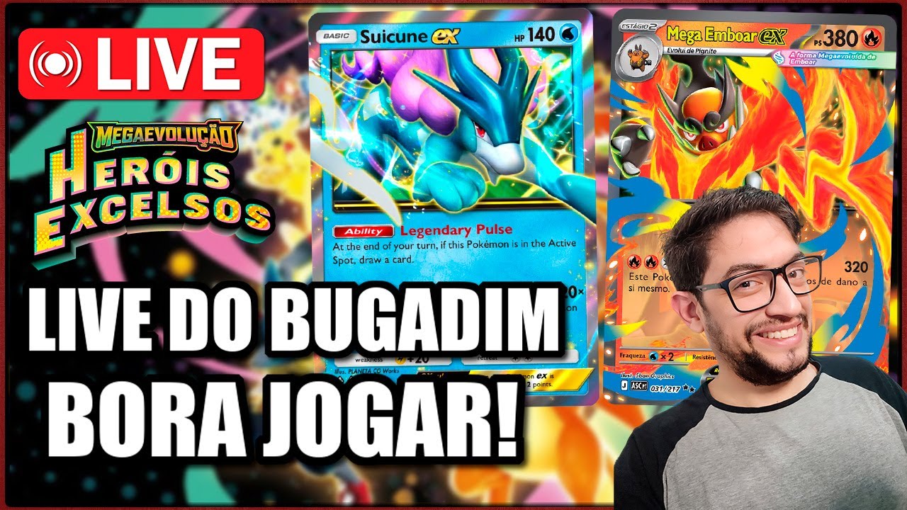 LIVE BUGADA - BORA TESTAR NOVO DECK MEGA EMBOAR E TREINAR PRO TORNEIO DO POCKET
