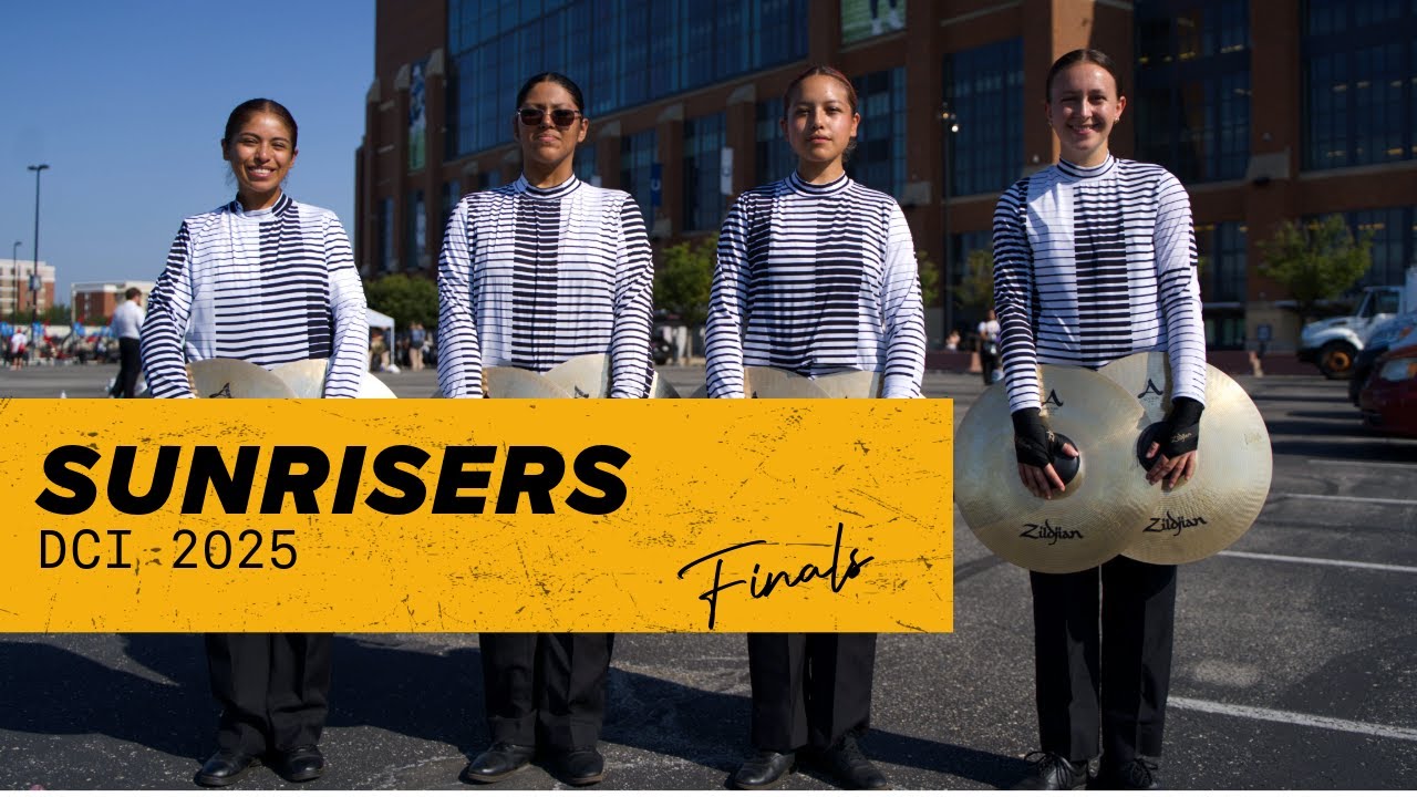 Sunrisers Cymbal Line 2025 / DCI Finals / In the Lot with Seavine