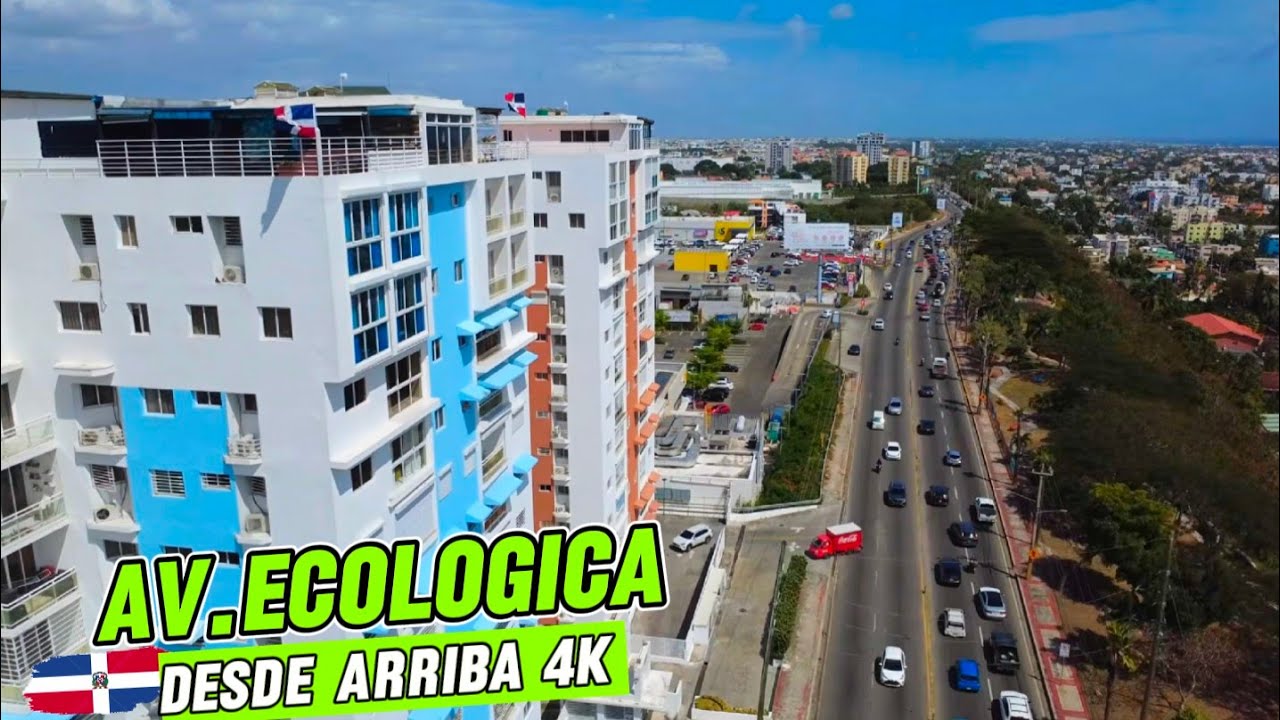 Av.Ecologica Desde arriba un recorrido con el pájaro de acero Santo Domingo Este Dominican Repúblic 