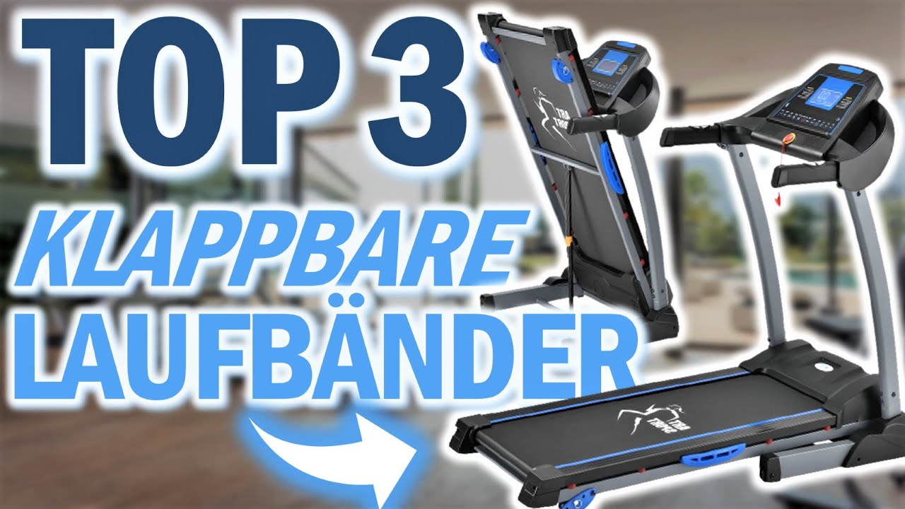 Die besten KLAPPBAREN LAUFBÄNDER 2026 | Laufband Klappbar Test | Miweba, AsViva, Sportstech