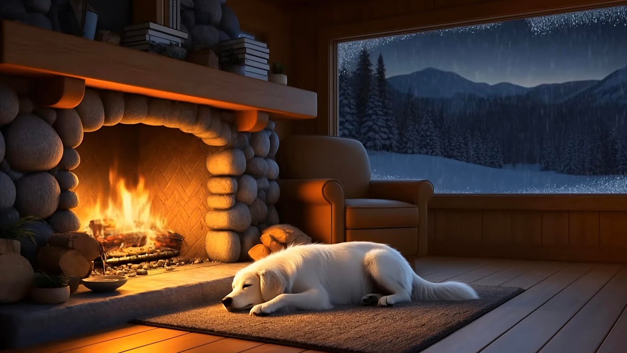Quiet Fireplace Night 🔥 Soft Jazz & Piano with Fire Sounds for Deep Sleep & Relaxation