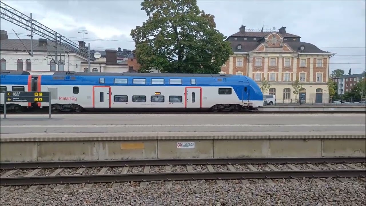 Tåg på Katrineholms station