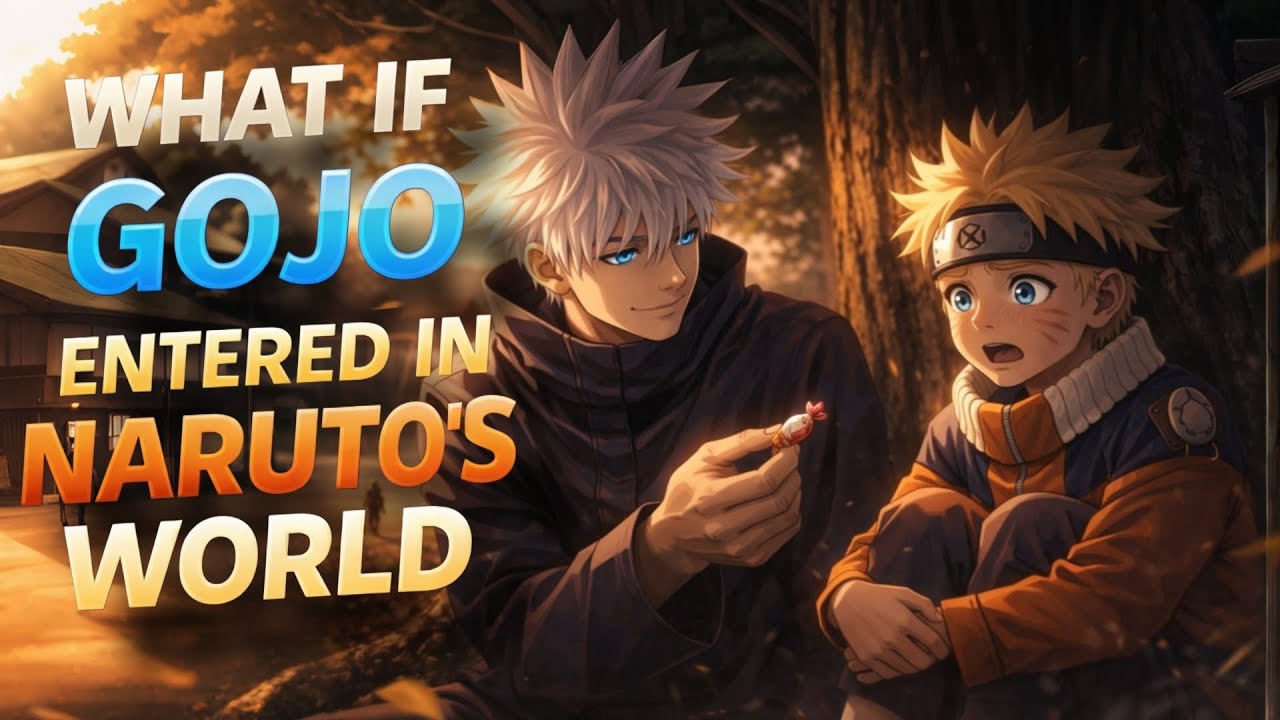 What if gojo entered in Naruto's world part 1 #jujutsukaisen #crossover #naruto 