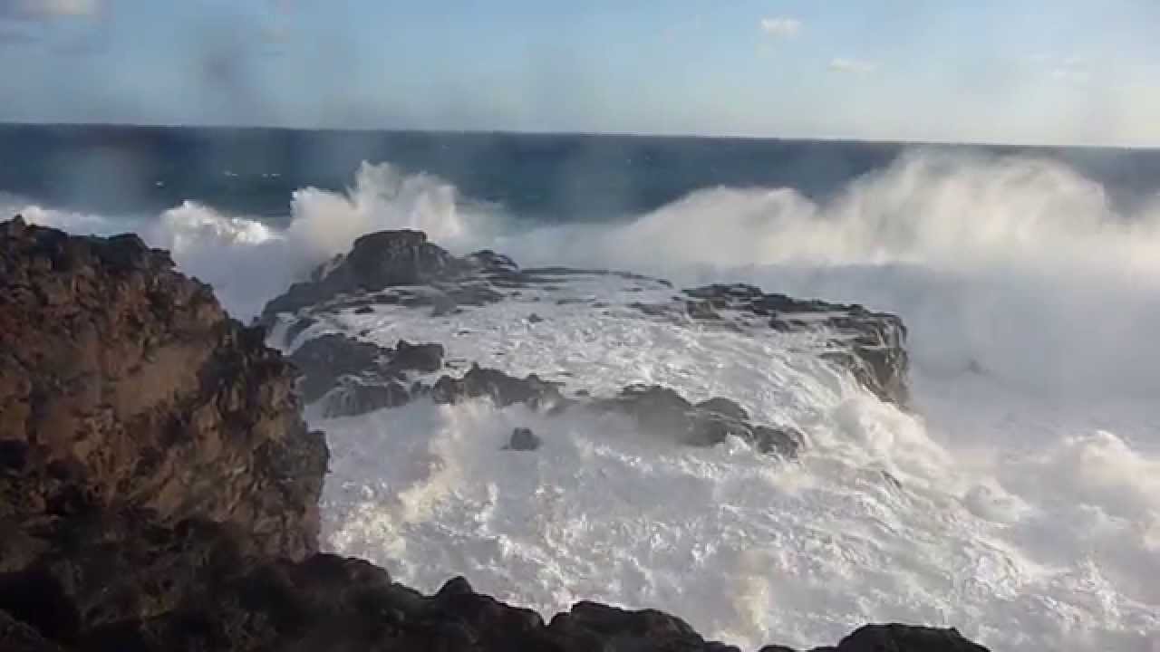 Saint Leu Reunion Grosse houle/vagues