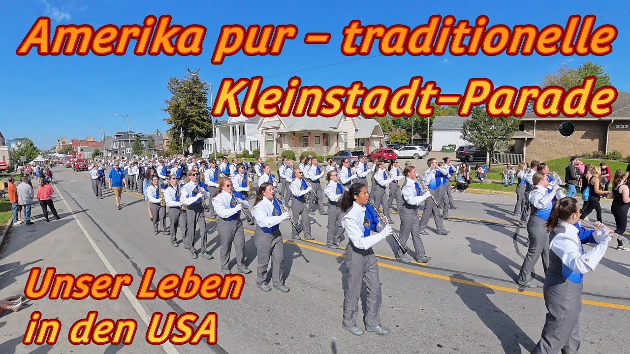 Typisch USA: Ländliche Kleinstadt Parade im Mittleren Westen von Amerika - USA VLOG