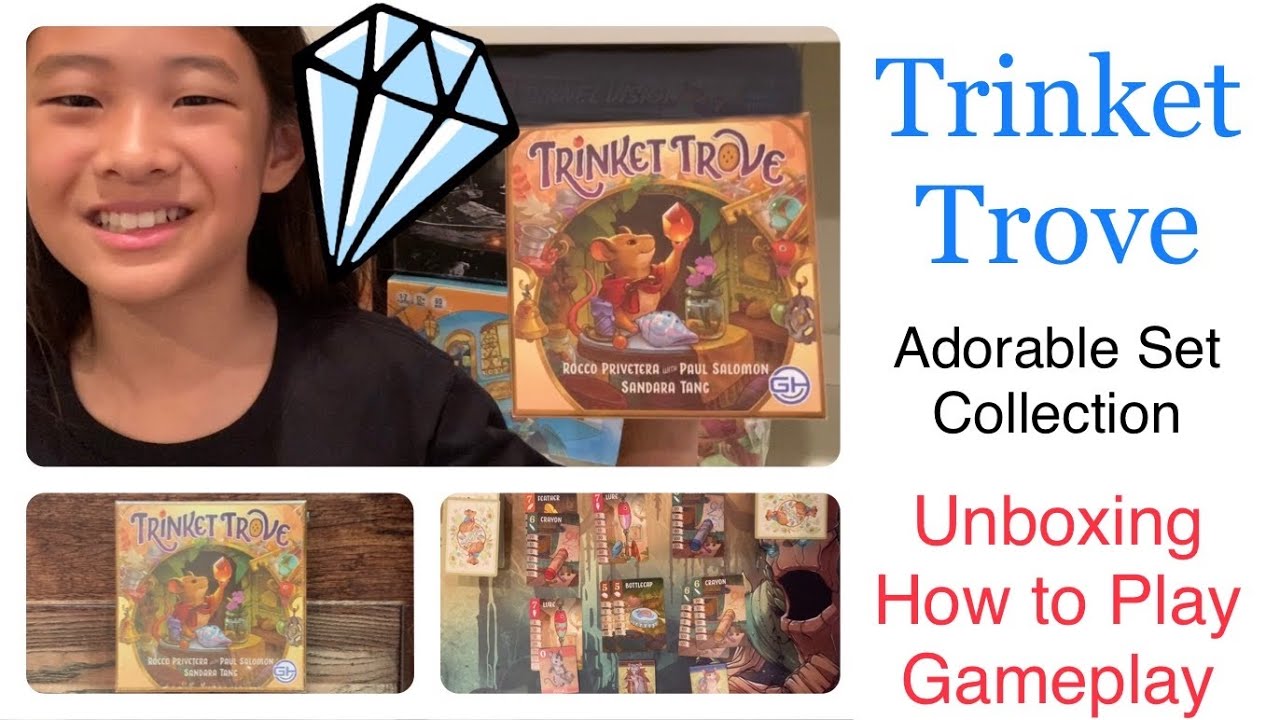 Очаровательная коллекционная карточная игра! Trinket Trove (2025) Распаковка + Как играть + Геймплей