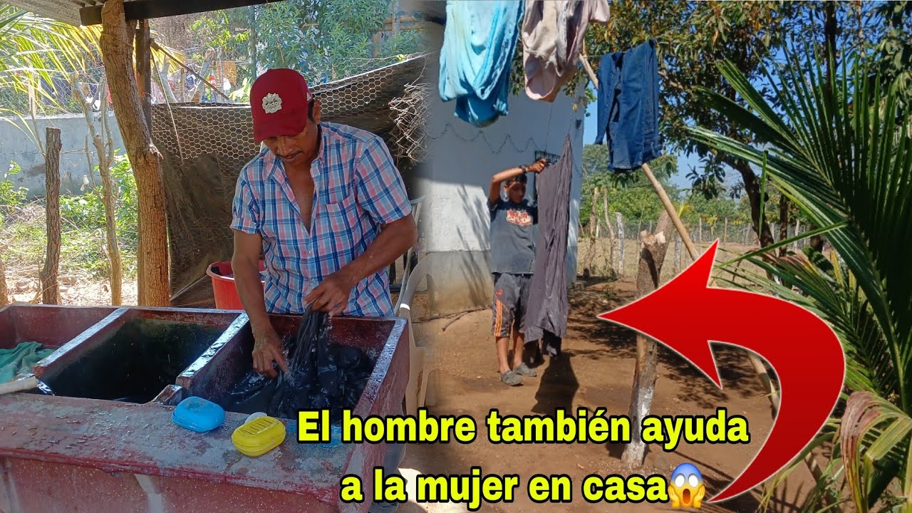 Aura le a enseñado a Francisco en casa todos tienen ayudan😱con los que haceres del hogar😱
