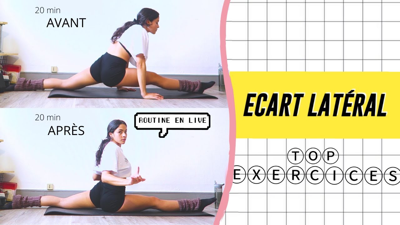 AVOIR SON ECART LATERAL - avec cette routine (follow along)