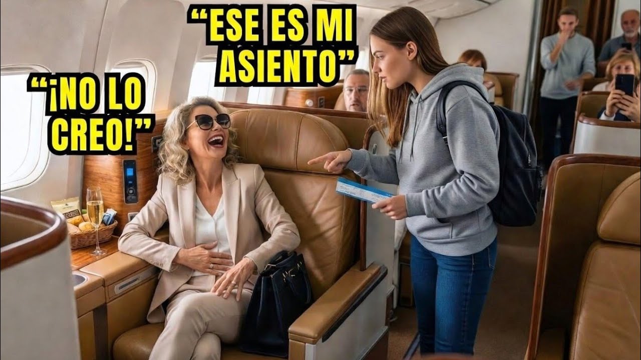 ¡Karen le robó el asiento a la chica 
