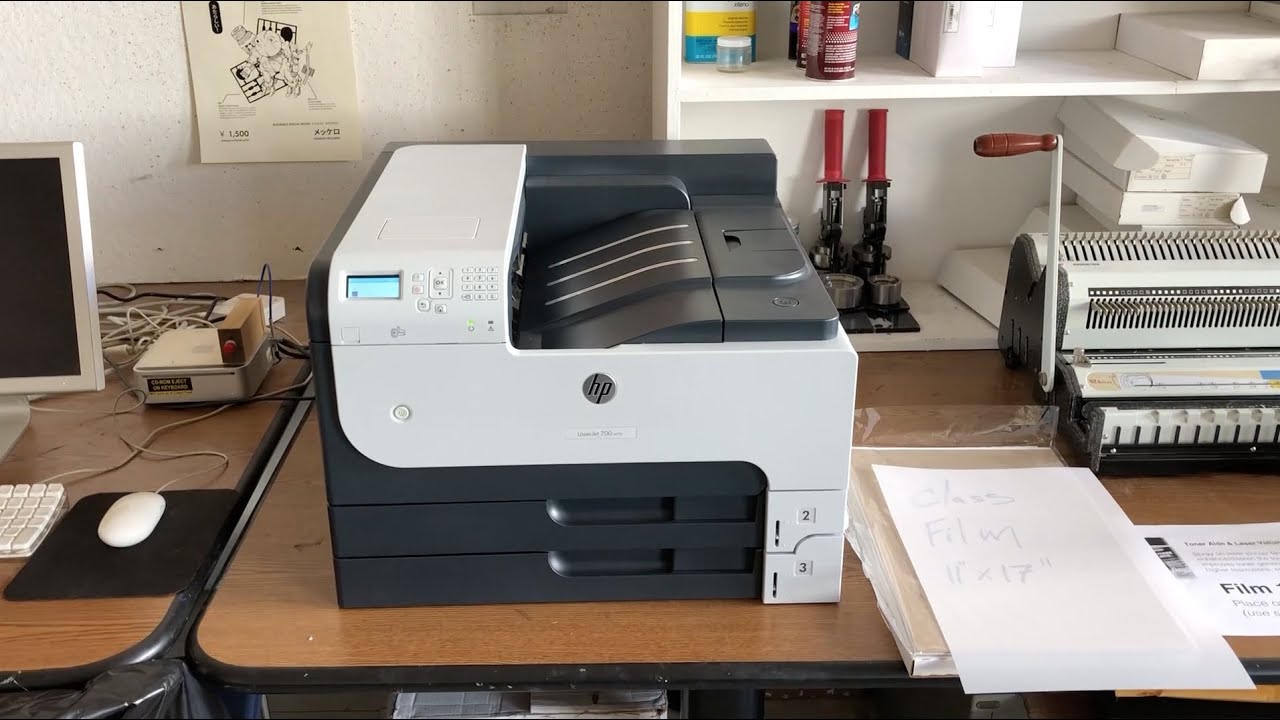 Laser Printing Film and Emulsion Application