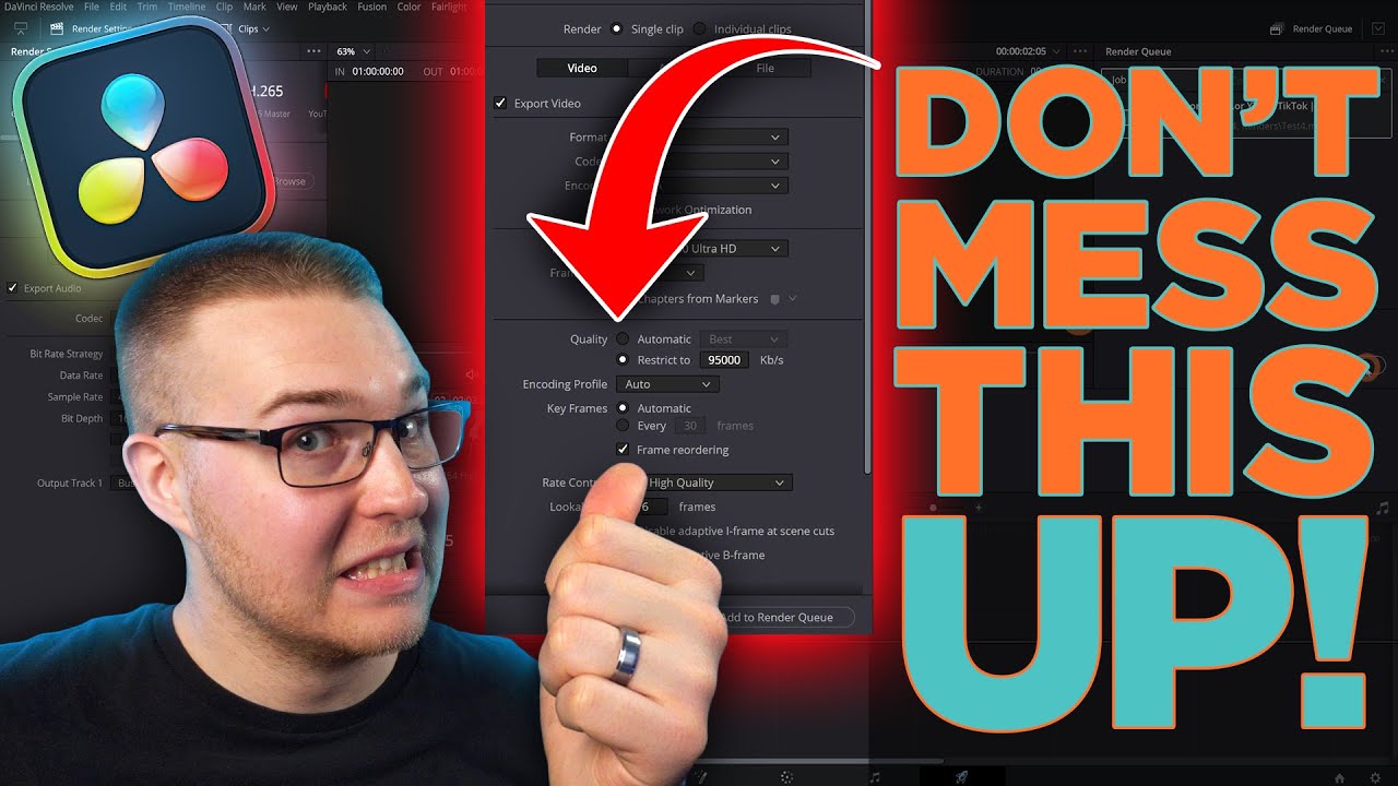 Лучшие настройки экспорта для Davinci Resolve 18 (YouTube, TikTok, Instagram Reels)