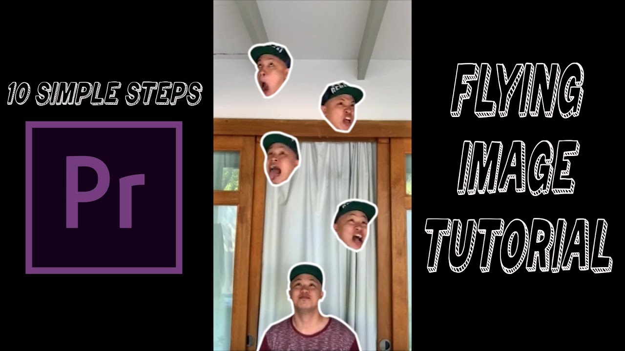 Flying Image Tutorial (Buttercup Dance Challenge) | Premiere Pro