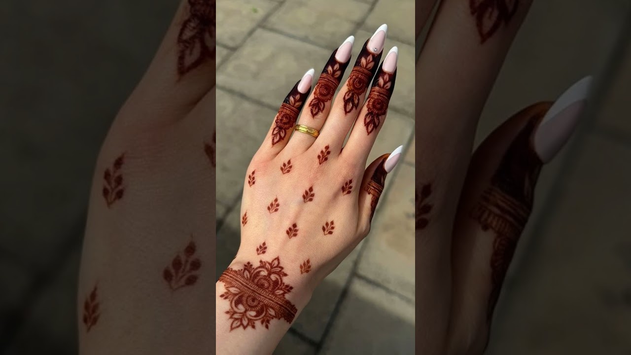 ❤️ Esthetic minimal mehndi designs ✨🦋❤️👸