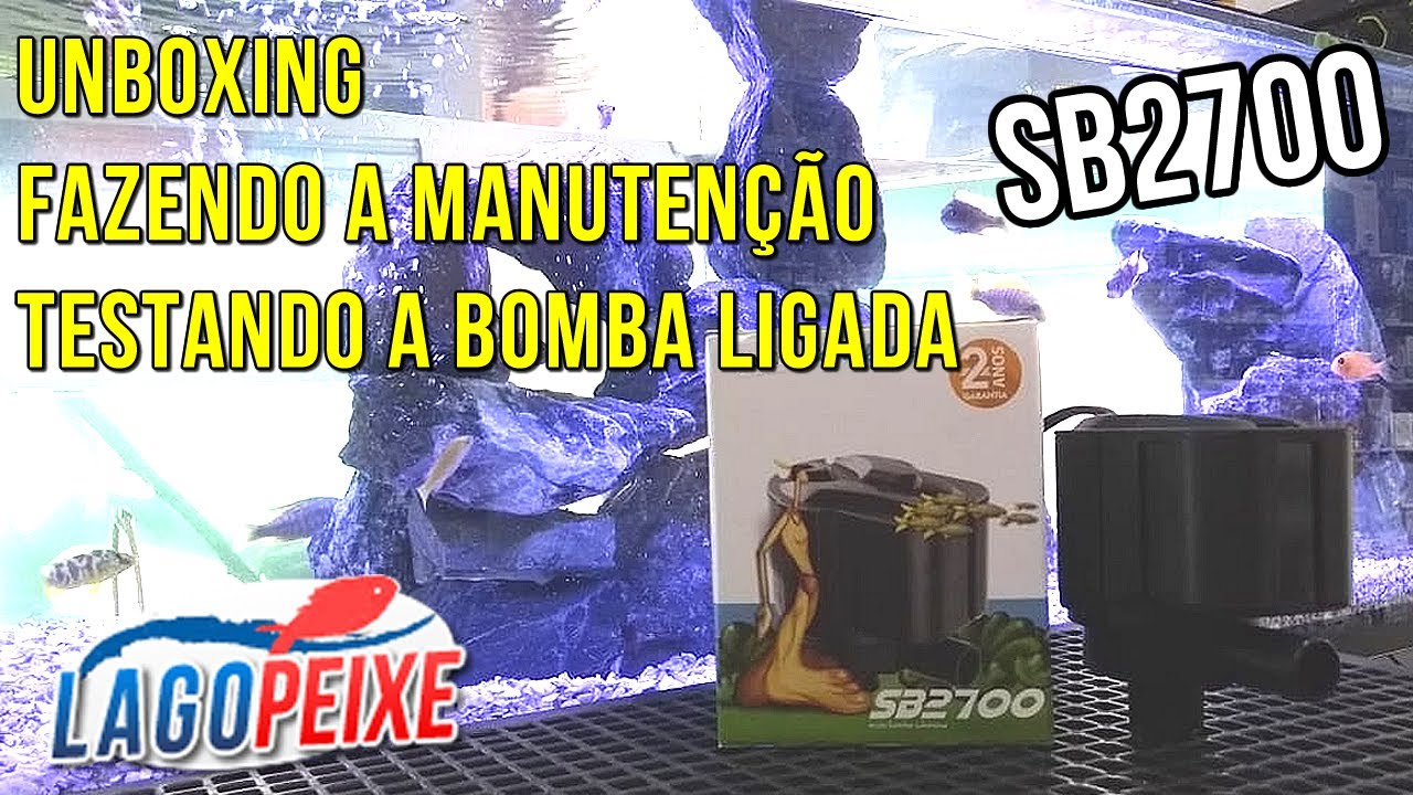 Sarlo Better SB 2700 UNBOXING +  manutenção +  bomba ligada