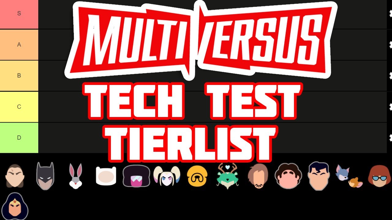 MultiVersus Tierlist Ranking From Tech Test!!!