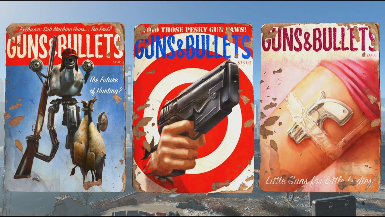 Fallout 4 - Guns and Bullets Magazine Locations
