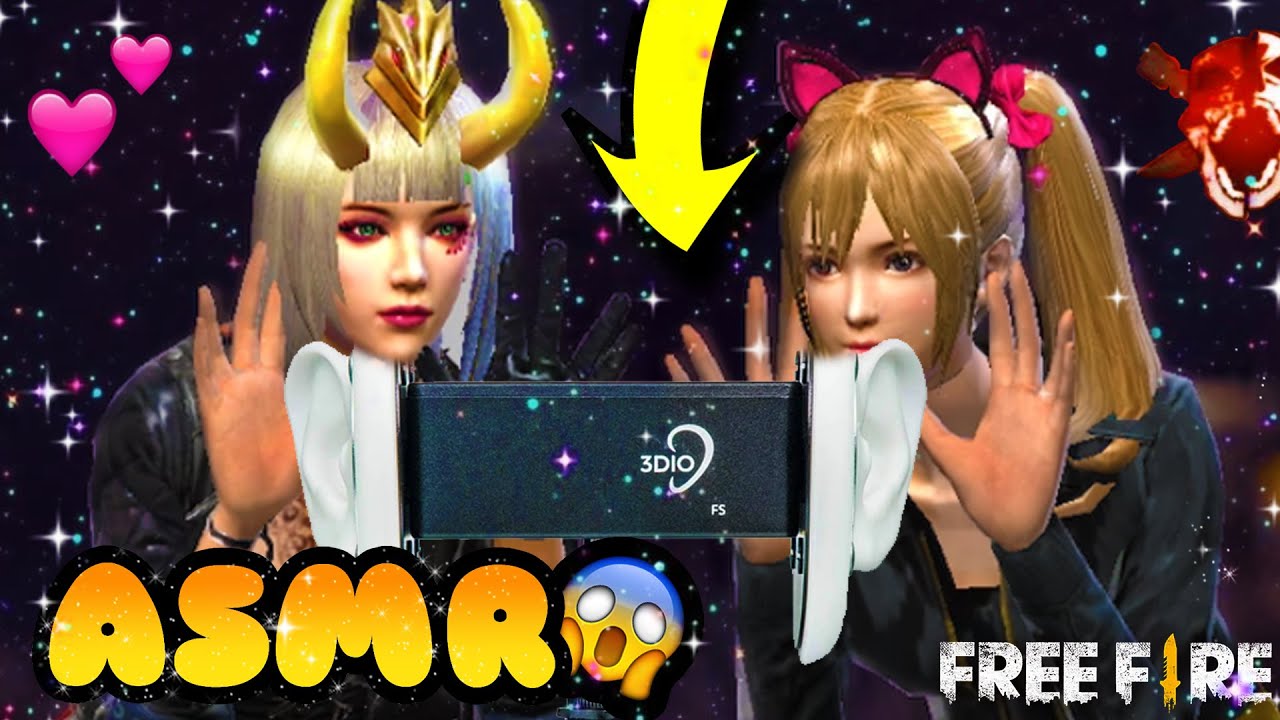ASMR 🥶❄COMIENDO HIELO CON MI HERMANA EN TUS OÍDOS 🔥 Free Fire