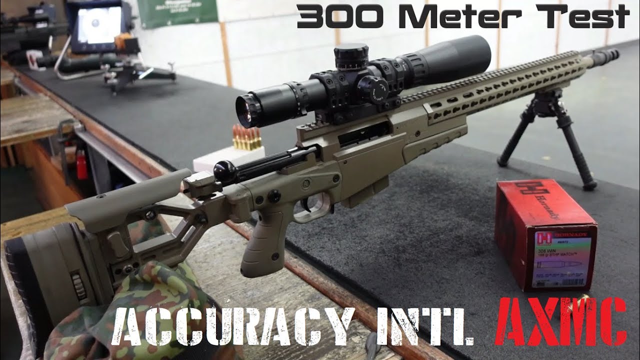 Accuracy International AXMC (.308 win) // Schusstest 300 Meter & erste Eindrücke