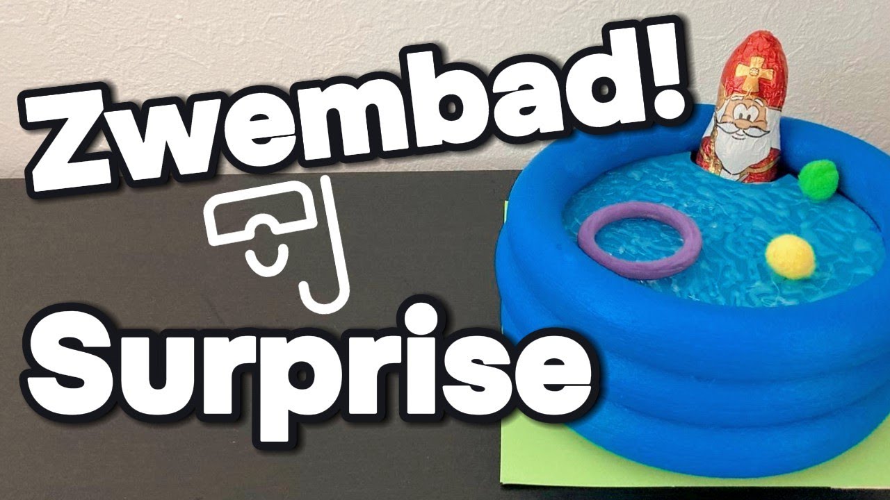 DIY: Hoe maak je een ZWEMBAD Sinterklaas surprise? &ndash; Simpel & leuk idee!