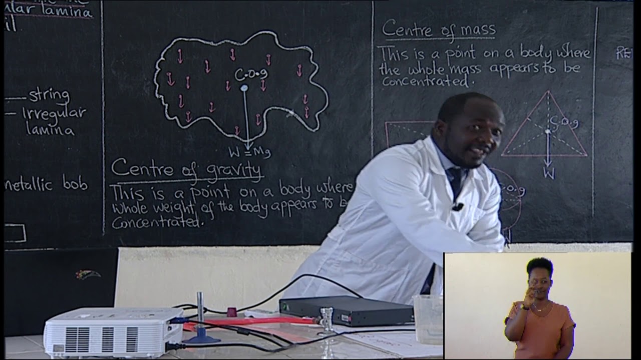 REB | S1 | Physics | Unit 5 | Lesson 1: Centre of Gravity of Regular and Irregular Lamina