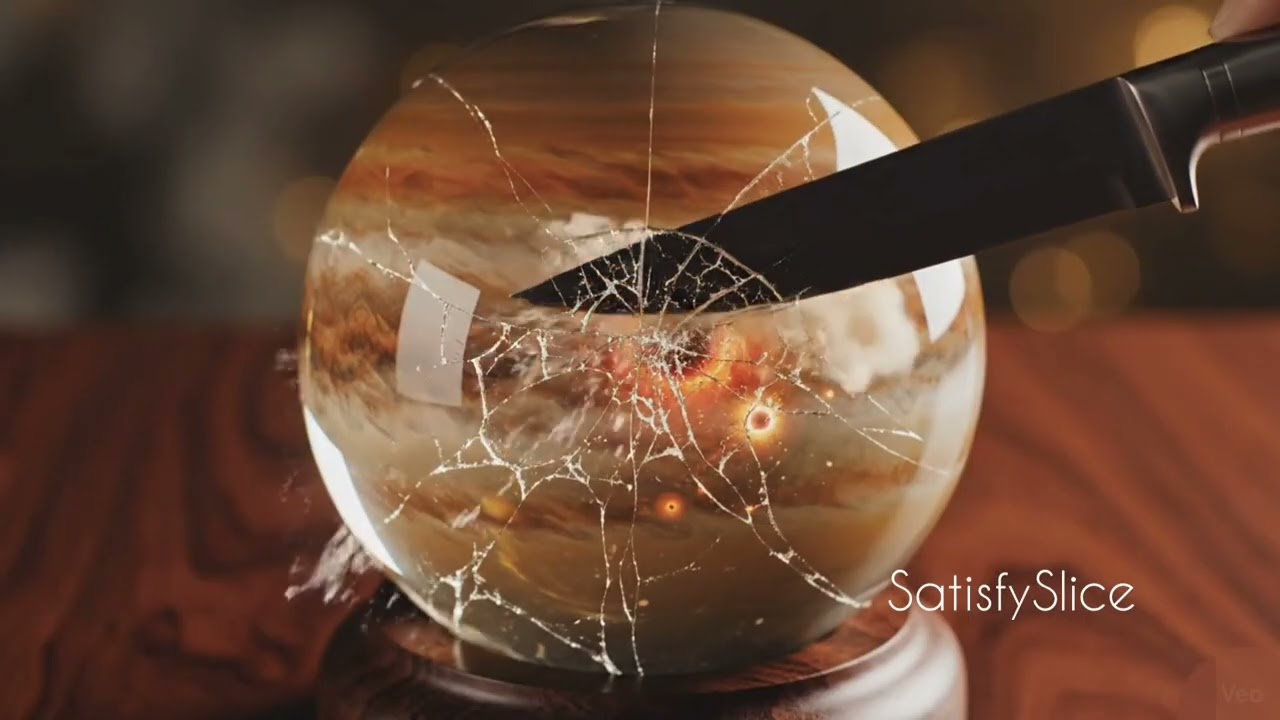 Cutting a Planet 🌍Most Satisfying ASMR Ever ✨#PlanetASMR#PlanetCutting