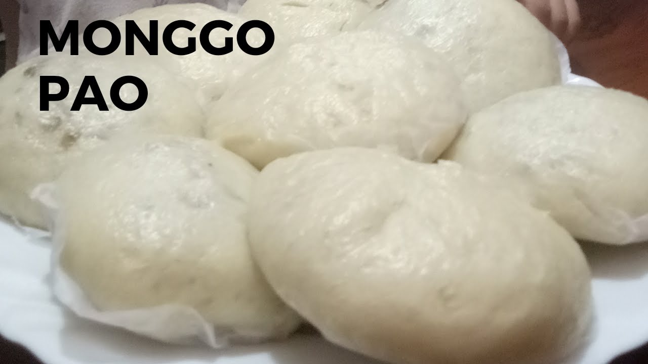 Monggo Pao /Steamed Buns with Sweet Mungbean Fillings