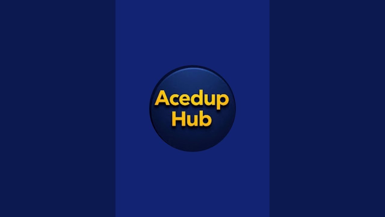 Acedup Hub  is live