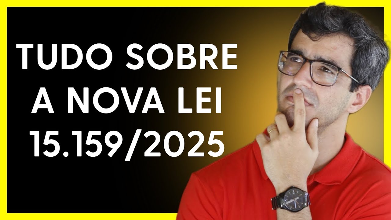 🔴TUDO SOBRE A NOVA LEI 15.159 PUBLICADA HOJE🔴