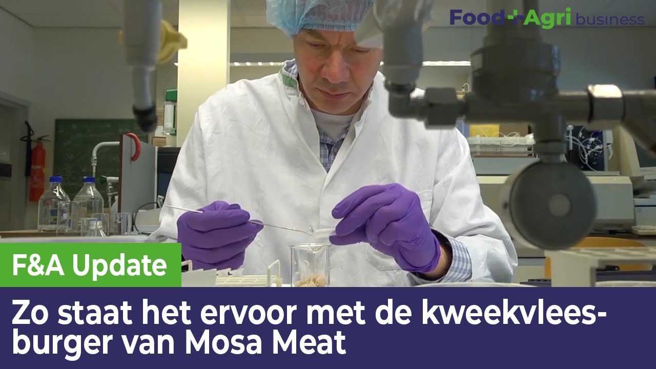 Zo staat het ervoor met de kweekvleesburger van Mosa Meat | F&A Update
