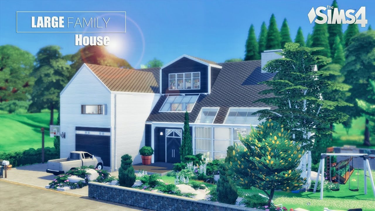 Дом Многодетной Семьи 🍼 | Уютный Интерьер | Без СС | THE SIMS 4 / Симс 4