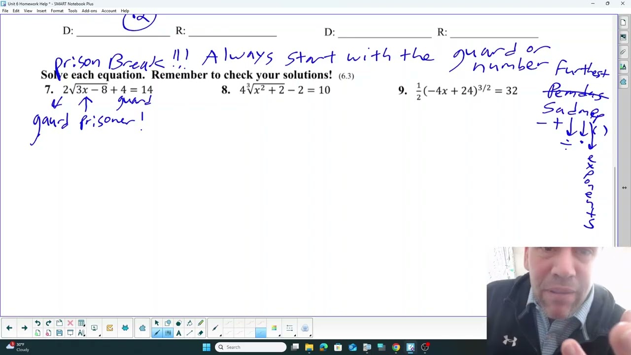 Math III Homework 6.4 Video Part 1