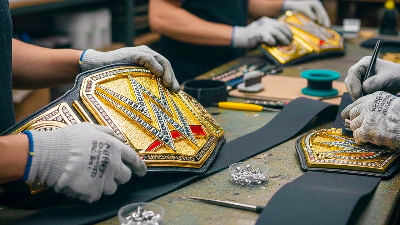 COMO se HACEN los CINTURONES de WWE