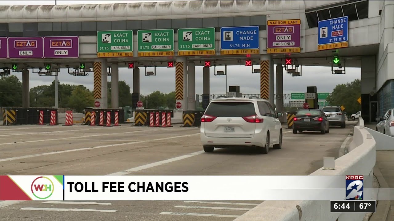 Toll fee changes