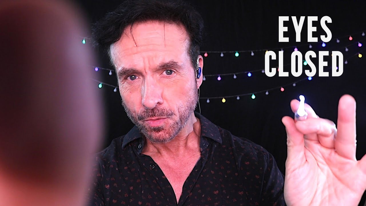Asmr Sleep Instructions, EYES CLOSED With Rain Sounds