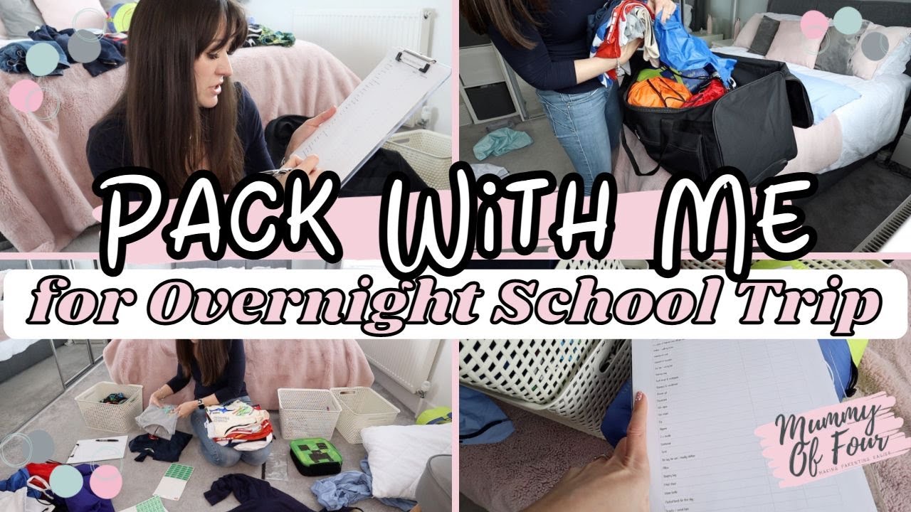 Pack With Me For Primary School Residential Trip 🧳 Packing For Kids Overnight Camp / PGL