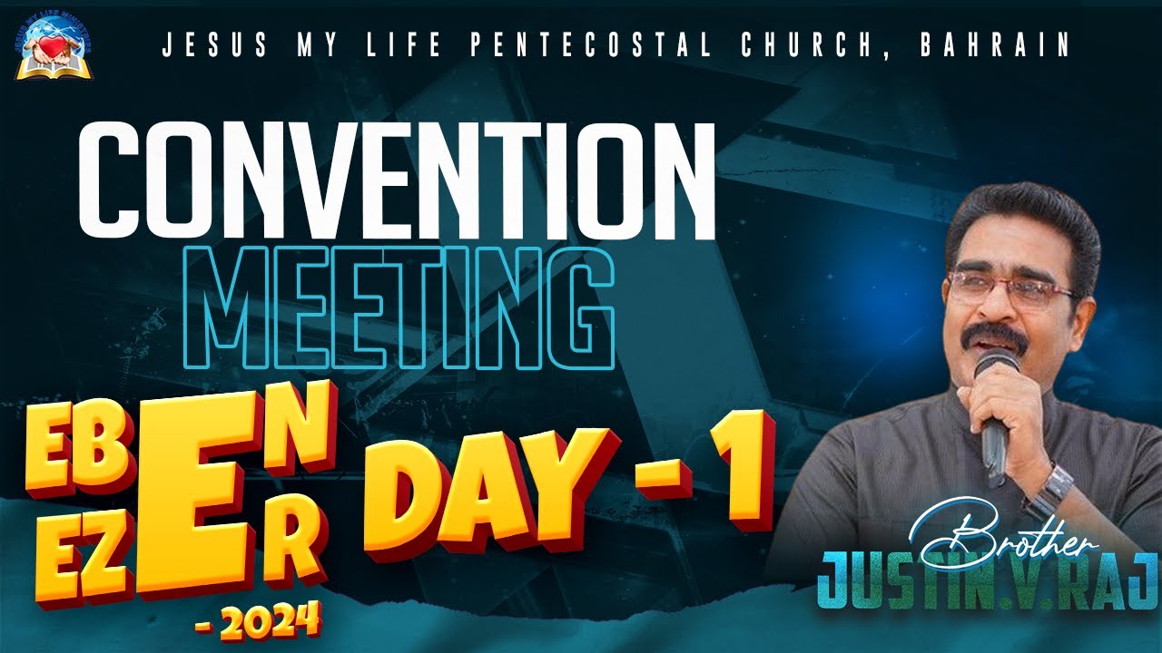 🔴🅻🅸🆅🅴 :: CONVENTION MEETING (EBENEZER - 2024) :: 9 - APR - 2024 :: DAY - 1 :: BR JUSTIN.V.RAJ