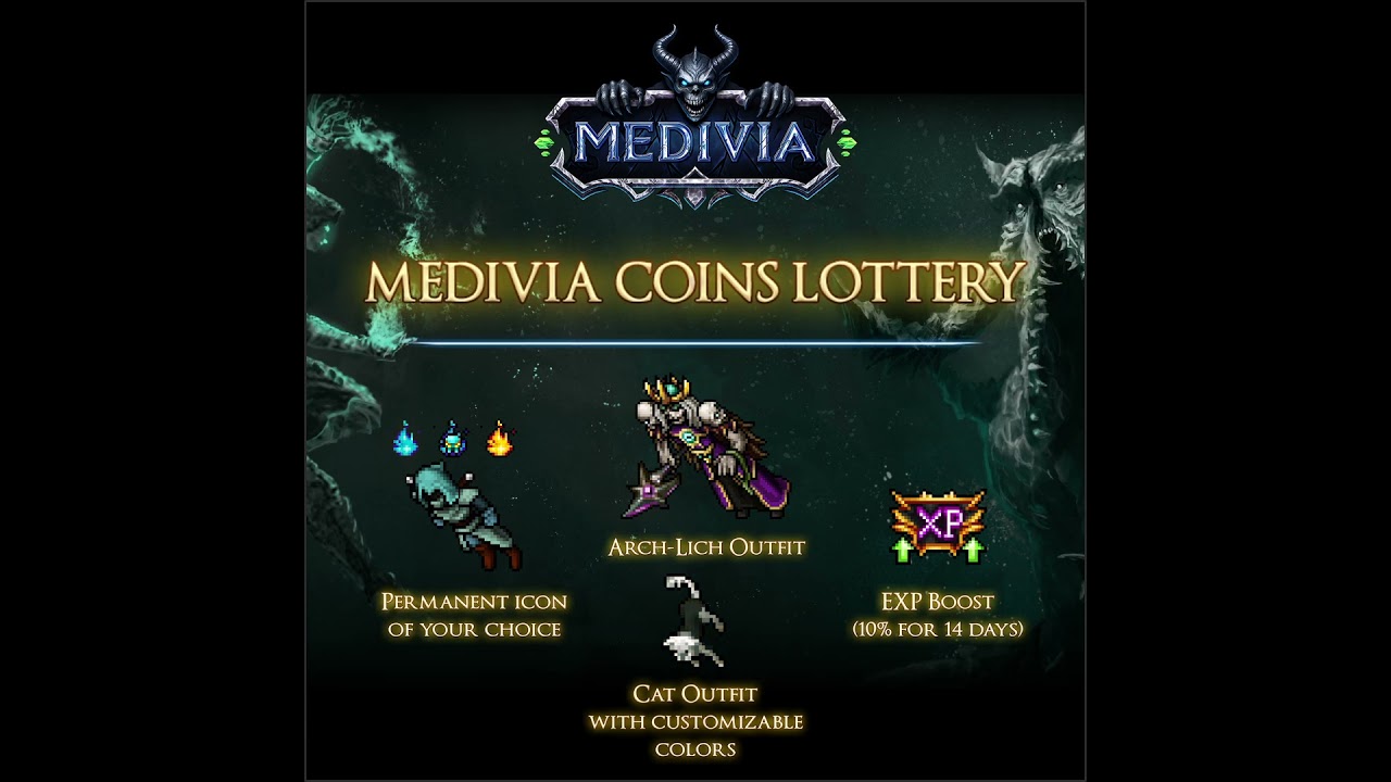 Medivia Events: Medivia Coins Lottery
