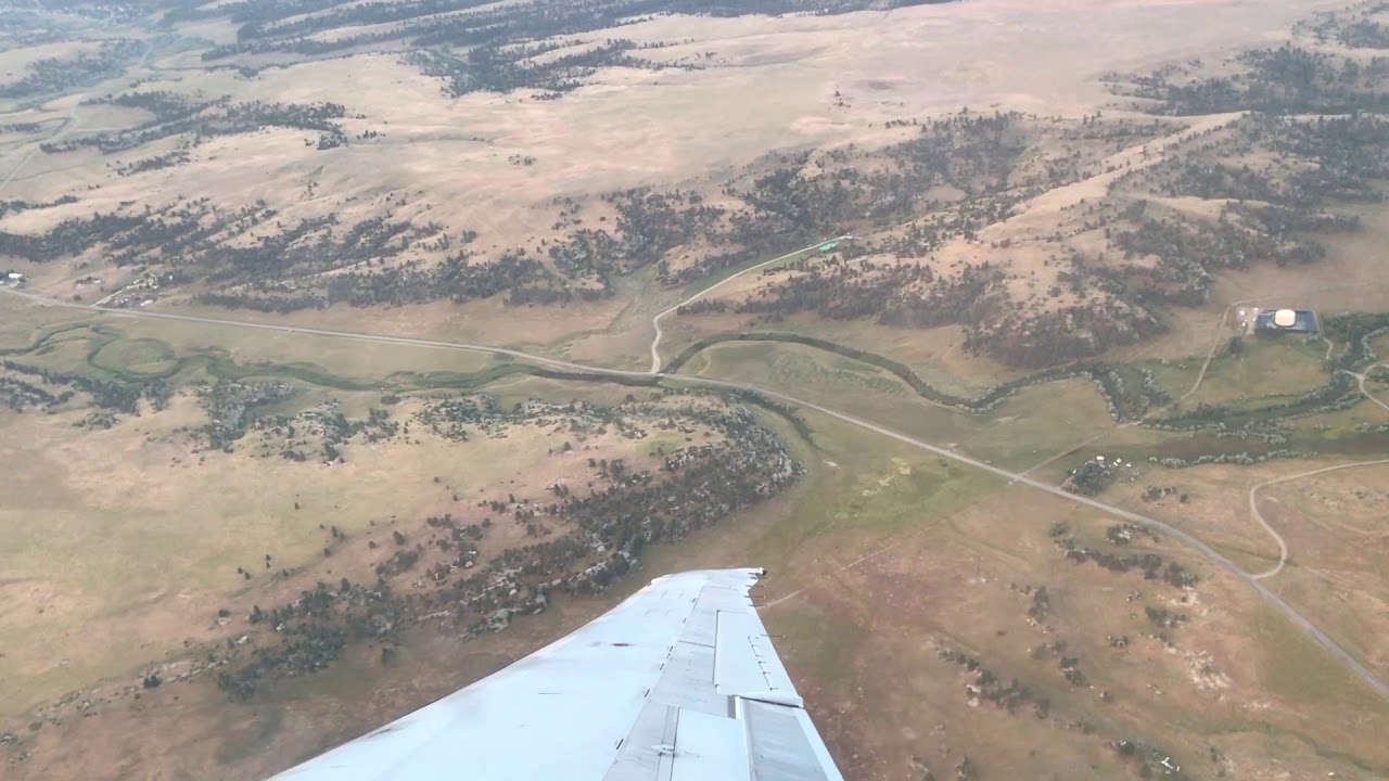 Billings, Montana - Takeoff from Billings Logan International Airport (2018)