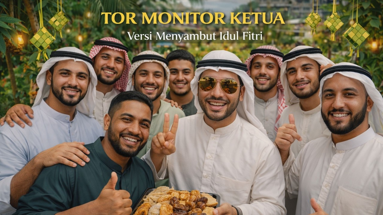 TOR MONITOR KETUA | Versi Arab Idul Fitri 2026 🎉 | #ramadan #ramadanmubarak
