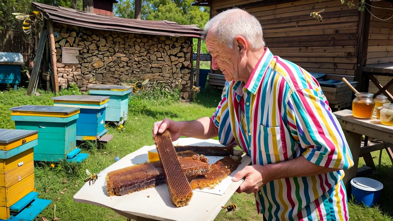 Hard Life in the Carpathian Mountains &ndash; Beekeeping, Farming & Woodcraft in Remote Village