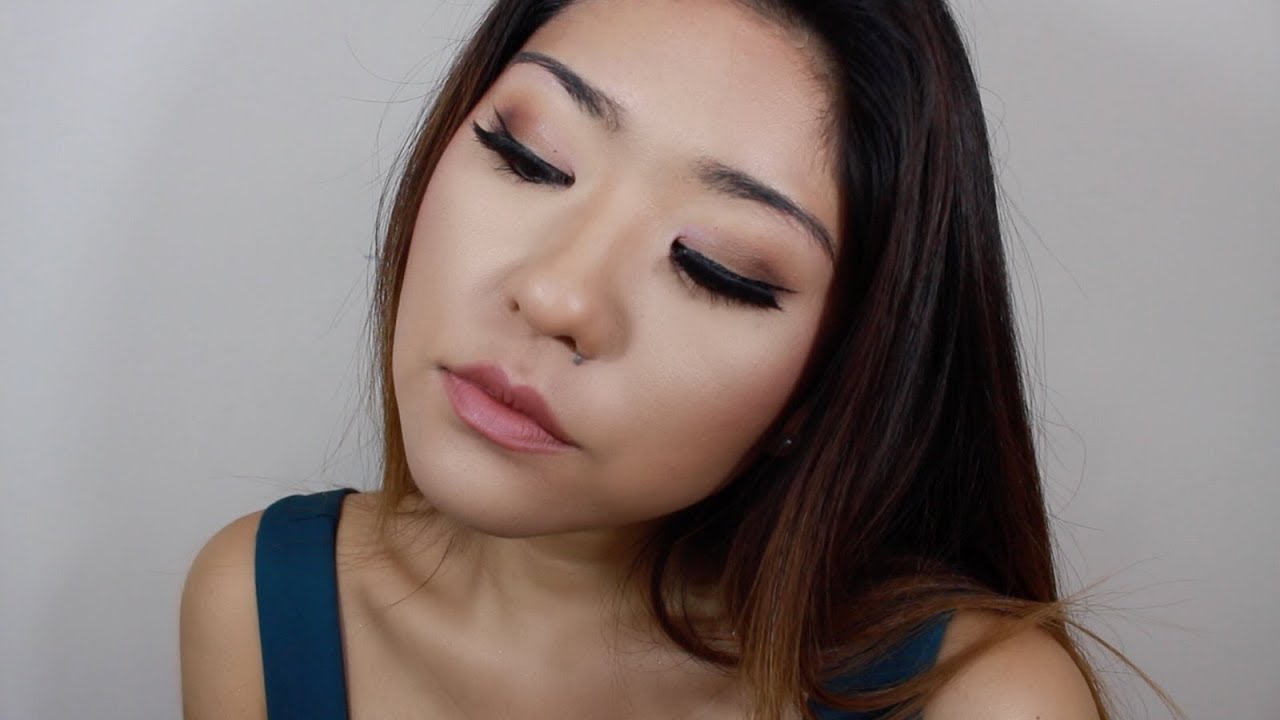 GLAM MAKEUP TUTORIAL USING ONLY NATURAL AND ORGANIC MAKEUP BRANDS