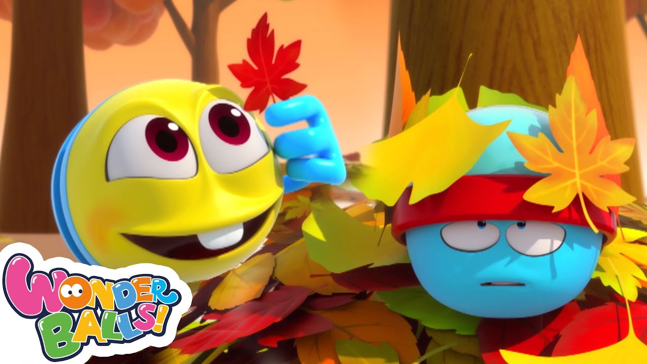 Funny Cartoon For Kids | Autumn Leaves | WonderBalls Playground